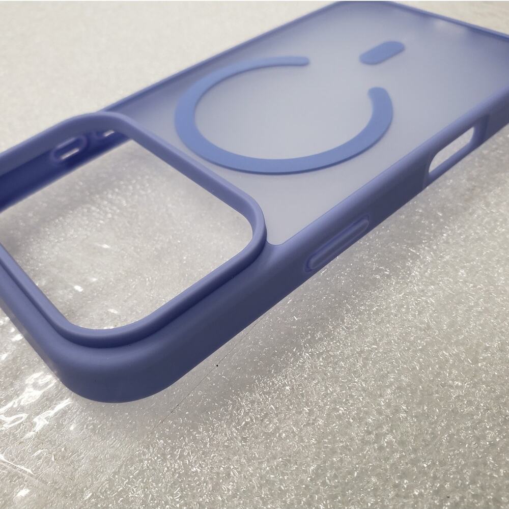 SUPFINE Translucent Matte Magnetic Case for Apple iPhone 17 Pro. Light Blue